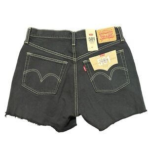 Levi’s NWT Women’s 501 High Rise Jean Shorts Size 27 Black